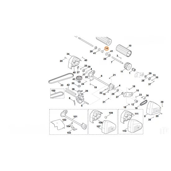 STIHL   Tulejka odległościowa 6340 764 2821